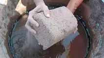 Super Crunchy Sand Cement Gritty Dipping Water Crumbles Cr: Clay Land ASMR❤
