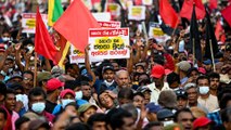 Sri Lanka protests continue as police fire live ammunition and tear gas, killing one