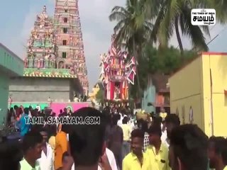 ஒசூர் அருகே  துடப்பம், முறத்தால் அடி வாங்கும் வினோத வழிபாடு!