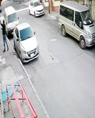 Kablo hırsızları kamerada