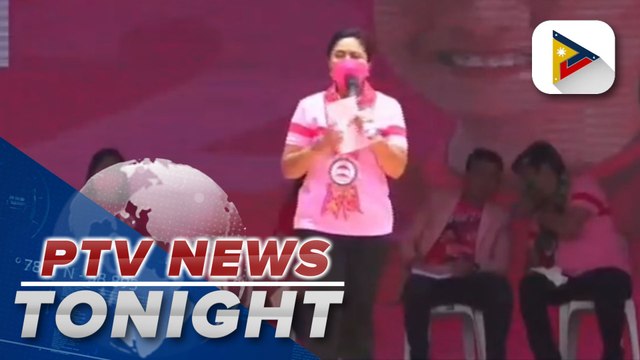 Leni-Kiko tandem woos voters in Central Visayas, attends people's rally organized by volunteers in Canlaon City