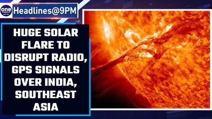 Huge soar flare over India, Southeast Asia | Oneindia News
