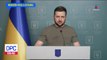 Volodímir Zelenski confirmó el inicio de la ofensiva rusa contra Donbás