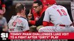 Reds Outfielder Tommy Pham Wants to Fight Padres DH Luke Voit After 