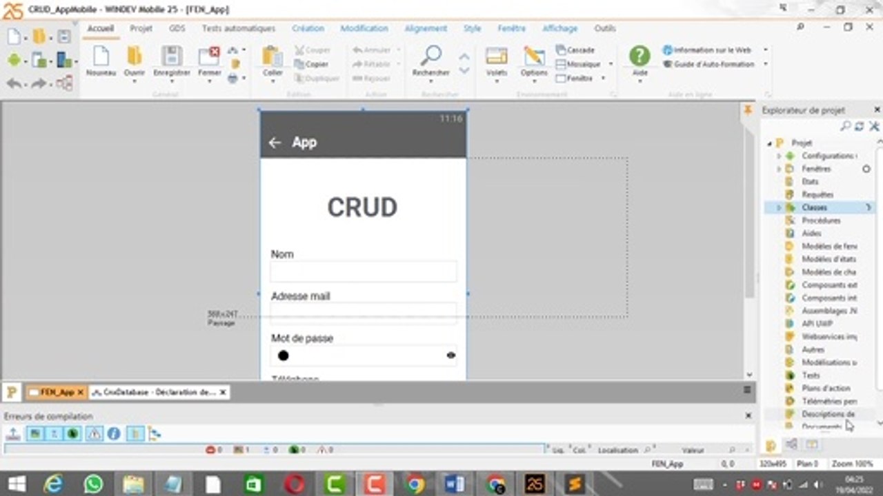 Connecter Application WinDev Mobile à MySQL Distant générer apk, installer et tester