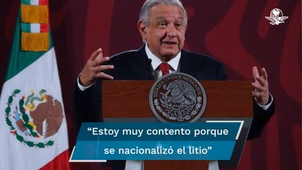 “Estoy muy contento”: AMLO agradece a legisladores haber nacionalizado el litio