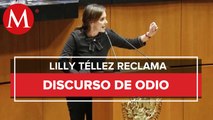 Lilly Téllez y Citlalli Hernández se enfrentan en tribuna por 