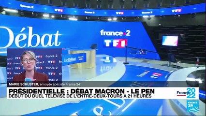 Présidentielle 2022 : un débat Macron / Le Pen "très codifié"
