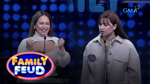 Family Feud Philippines: Team ni REGINE TOLENTINO, expert sa fast food!