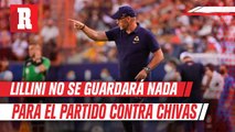 Lillini no se guardará nada, quiere la victoria frente a Chivas