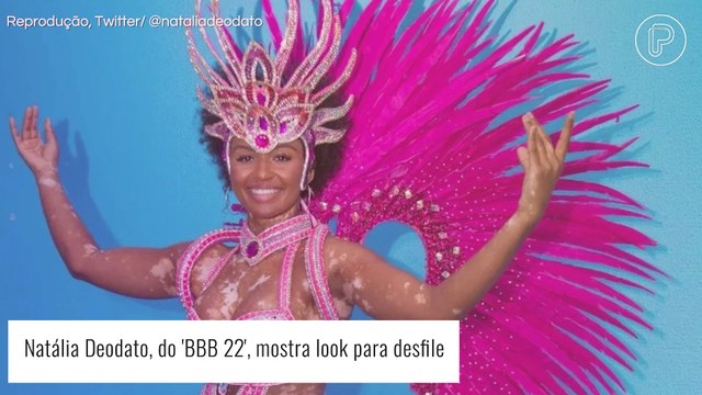 Natália Deodato, do 'BBB 22', mostra fantasia para estreia em desfile pela Beija-Flor. Fotos do look!