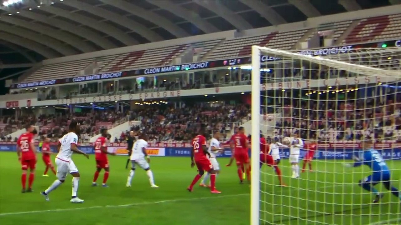TRISTAN MUYUMBA après son égalisation à  DIJON