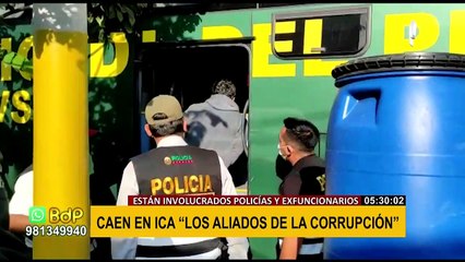 Ica: En megaoperativo desarticulan organización criminal “Los Aliados de la Corrupción”