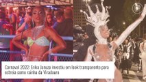 Erika Januza capricha em transparência para estreia como rainha da Viradouro: 'Agora é real'. Fotos!