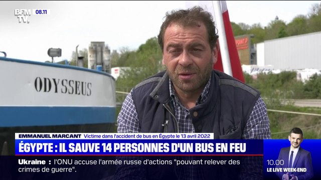 Ce Français, qui a sauvé 14 personnes d'un incendie en Egypte, témoigne