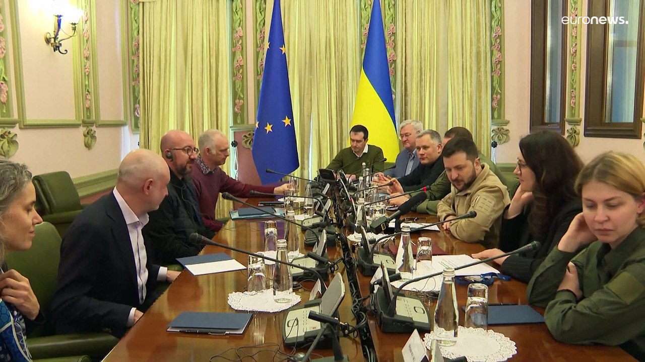Charles Michel in Kiew: Russland muss für Gräueltaten bezahlen