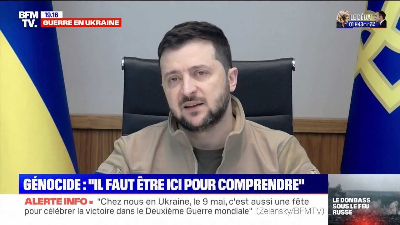 Volodymyr Zelensky: "Emmanuel Macron doit choisir entre le business et la lutte pour la liberté, les droits de l'homme"
