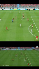 Curve is technical, but when it's too curved, it shoots out of goal