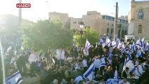 İsrail polisinden aşırı sağcı Yahudilerin yürüyüşüne engel