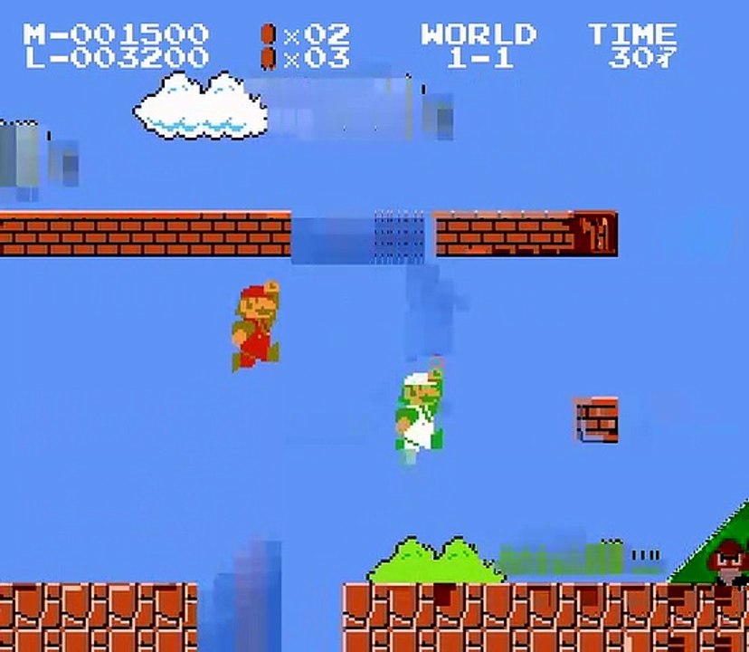 Super Mario Bros. (Two Player Hack) online multiplayer - nes