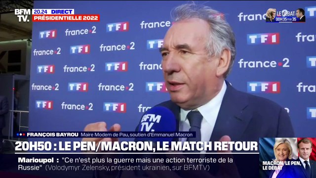 Pour François Bayrou, le débat présidentiel français doit se jouer dans le contexte de la guerre en Ukraine
