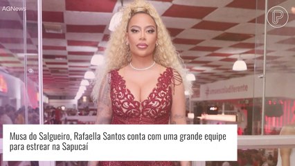 Rafaella Santos conta equipe digna de rainha para estrear na Sapucaí como musa do Salgueiro. Veja!