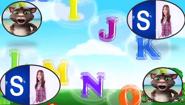 ‫أغنية الحروف الانجليزية - ليان سميح - طيور الجنة بصوت توم المتكلم Toyour al Jannah For Baby ABC Song Talking Tom‬
