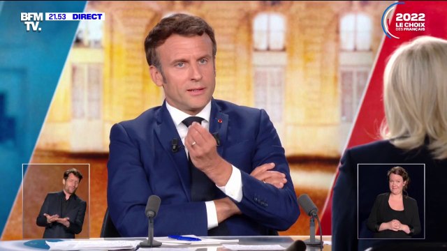 Emmanuel Macron à Marine Le Pen: Le projet que vous portez est un projet de rétrécissement et un projet qui est attentatoire à l'universalisme français