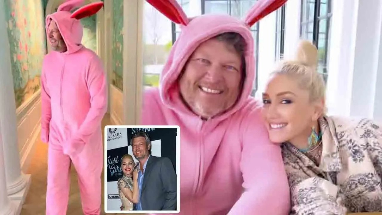 Transfiguration! Gwen Stefani Shares Blake Shelton's Easter Adorable ...