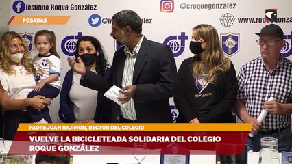 Vuelve la bicicleteada solidaria del Colegio Roque González