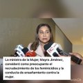 Ministra de la mujer alarmada por la ola de violencia contra la mujer