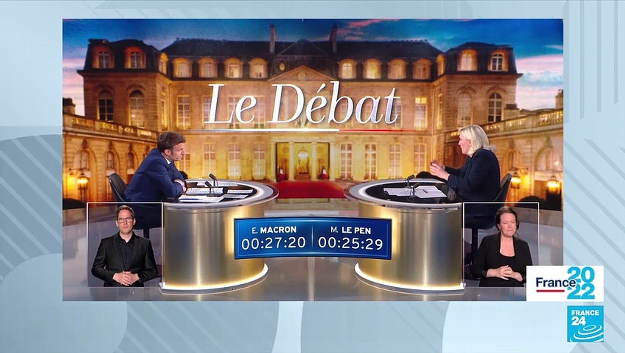 "Il y a 400 000 pauvres supplémentaires sous votre quinquennat" accuse Le Pen (débat télévisé)