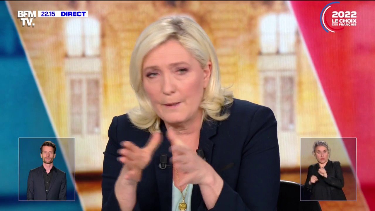 Marine Le Pen souhaite "réintégrer les soignants suspendus" pendant la crise sanitaire et "restituer les salaires dont ils ont été privés"