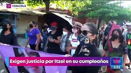 Exigen justicia para Itzel, joven asesinada en su casa en Veracruz