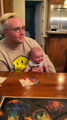 Baby Laughs and Cries at Hearing Her Name