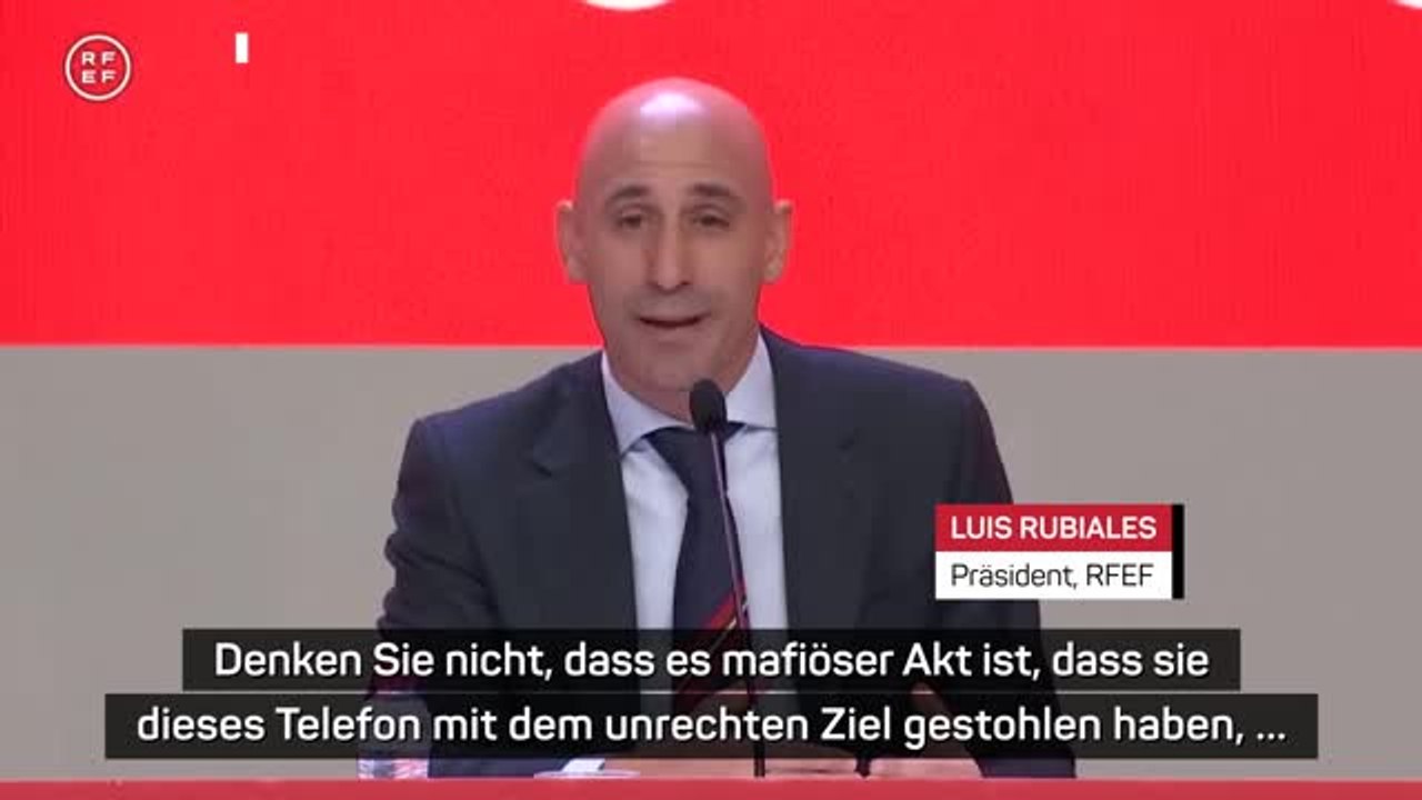 Rubiales zu Supercup-Affäre: “Das ist eine Mafia”