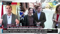 Juan Lobato (PSOE-M) exigiendo a Almeida que 