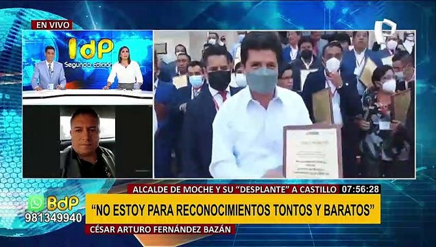 Alcalde de Moche tras desaire a Pedro Castillo: El gobierno nos da la espalda a los municipios