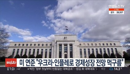 미 연준 "우크라·인플레로 경제성장 전망 먹구름"
