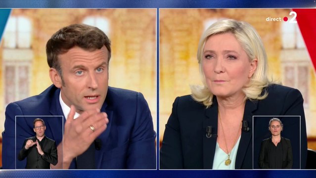 Marine Le Pen dépend du pouvoir russe selon Emmanuel Macron
