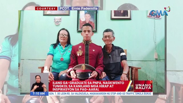 Ilang ga-graduate sa PNPA, nagkwento tungkol sa kanilang mga hirap at inspirasyon sa pag-aaral | UB