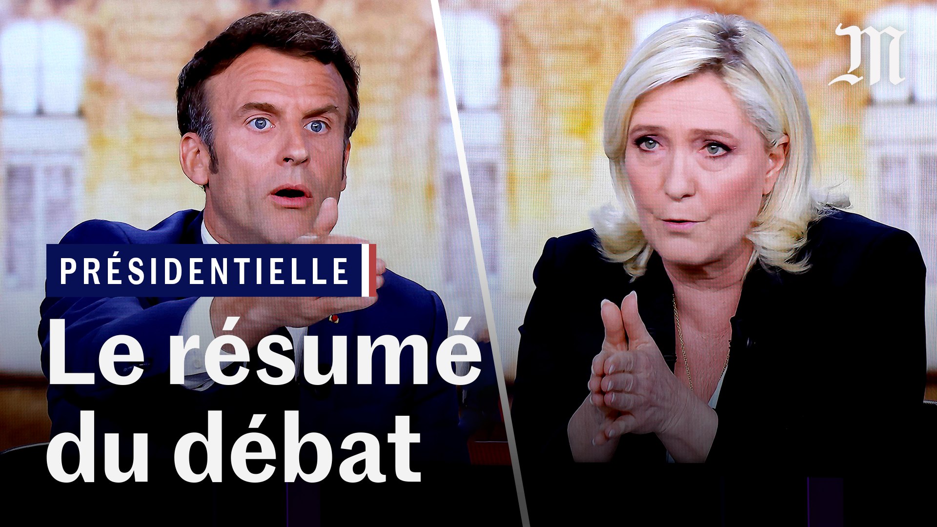 Débat : les pires boules puantes de Marine Le Pen lancées sur Macron -  Vidéo Dailymotion