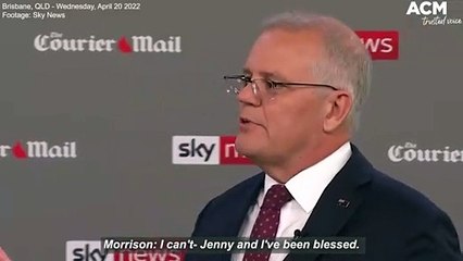 Morrison says he's "blessed" not to have disabled kids | April 21 2022 | Canberra Times