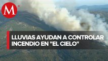 Lluvias logran controlar incendio en 