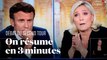 Cinq moments à retenir du débat entre Marine Le Pen et Emmanuel Macron