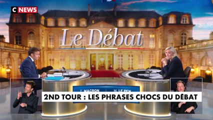 Second tour : les phrases chocs du débat