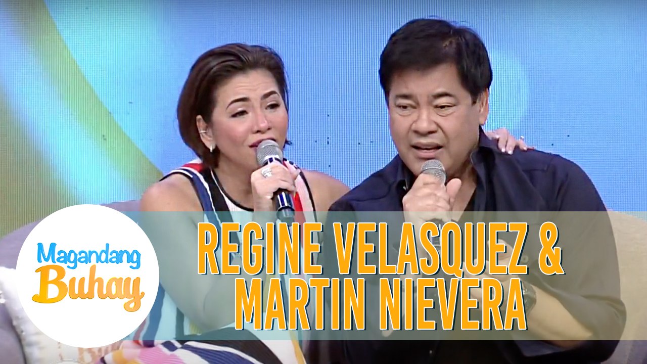 Martin cried and hugs Regine | Magandang Buhay