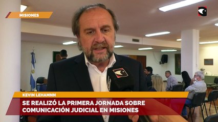Se realizó la primera jornada sobre comunicación judicial en Misiones