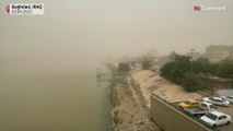 سومین طوفان گرد و غبار در عراق در زمانی کمتر از دو هفته