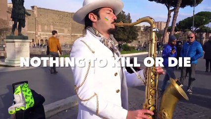 IMAGINE - John Lennon (STOP THE WAR) ❤ Street Sax Performance in Rome